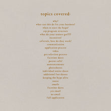 Load image into Gallery viewer, Senior Rep Team Guide